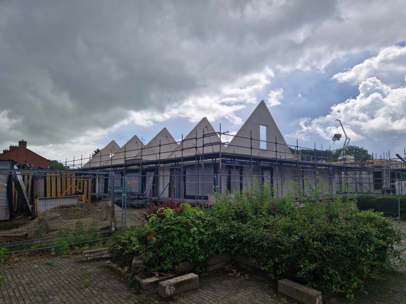 2 projecten - 1 bouwplaats - dat is pas efficiënt!